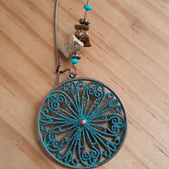 Boho Circle Earrings - Picture 3 of 6